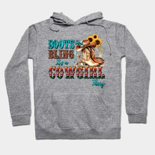 Boots and Bling It's a Cowgirl Thing Hoodie